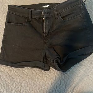 Black Jean old navy shorts
